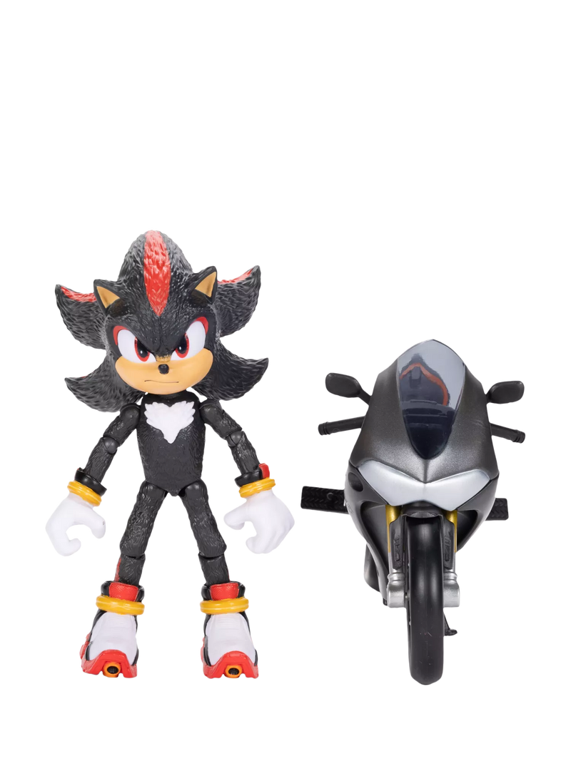 Sonic Shadow action figure with motorcycle, imported from the UK