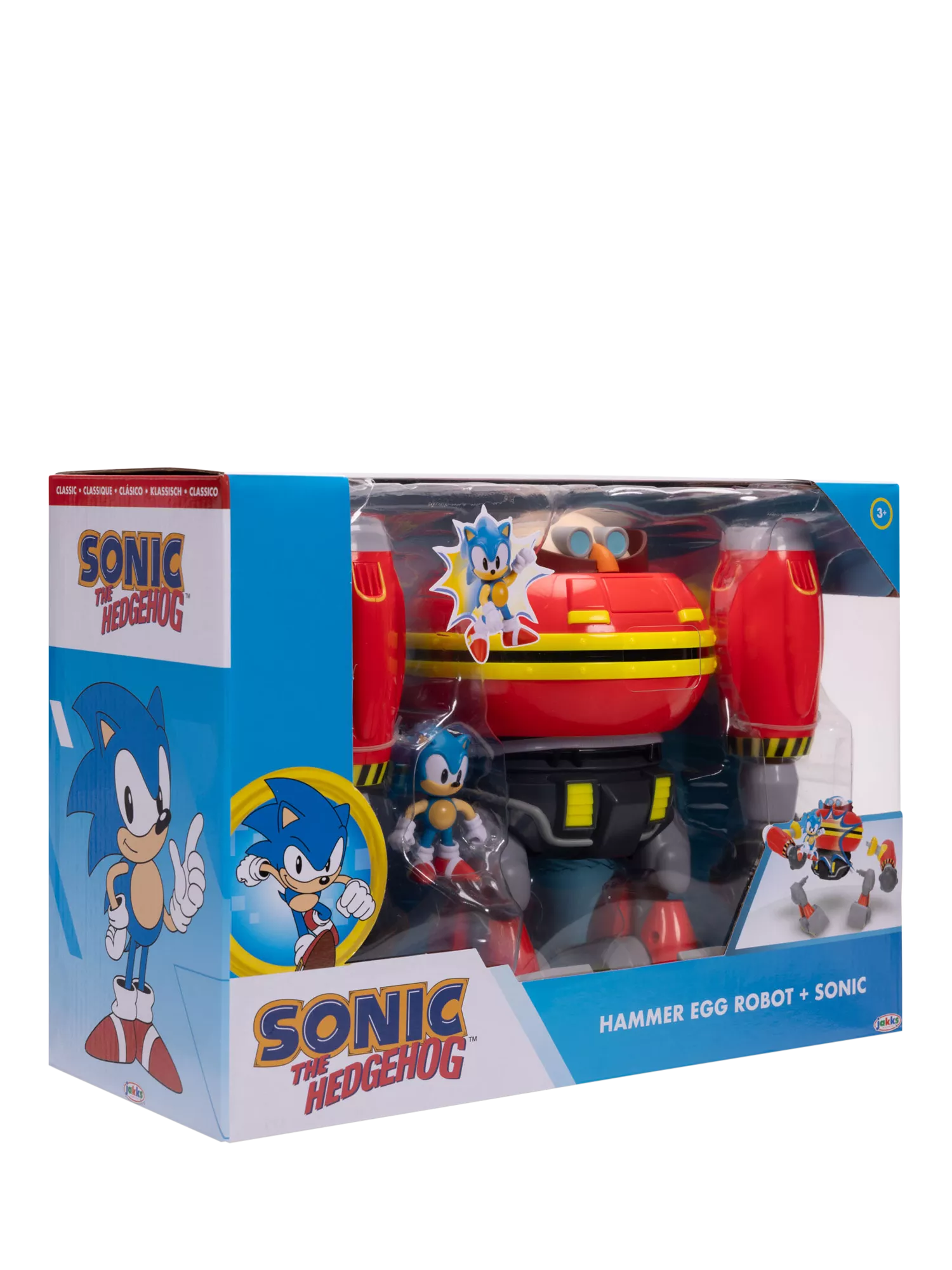 Sonic Hammer Egg Robot 9-inch playset - British product