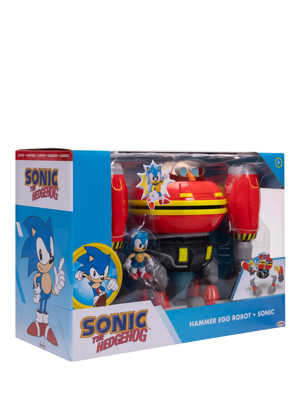 Sonic Hammer Egg Robot 9-inch playset - British product