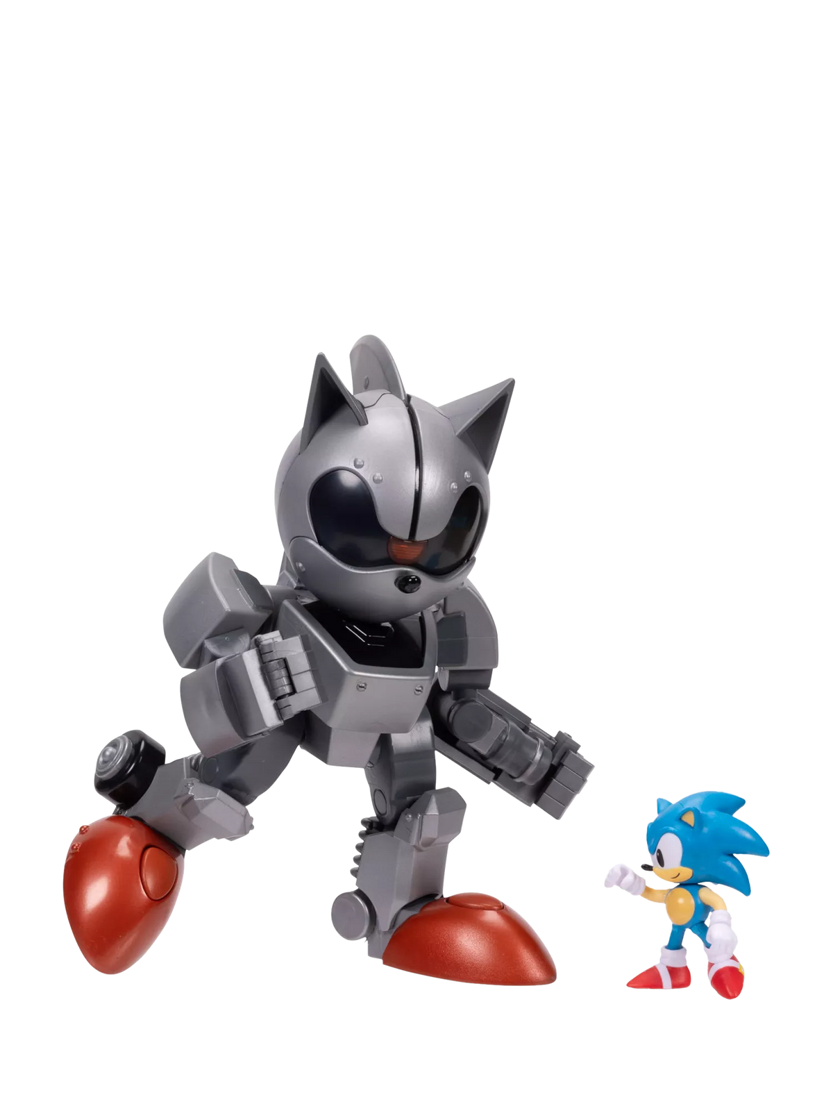 Sonic Mecha Sonic robot action figure playset 8-inch, imported from the UK