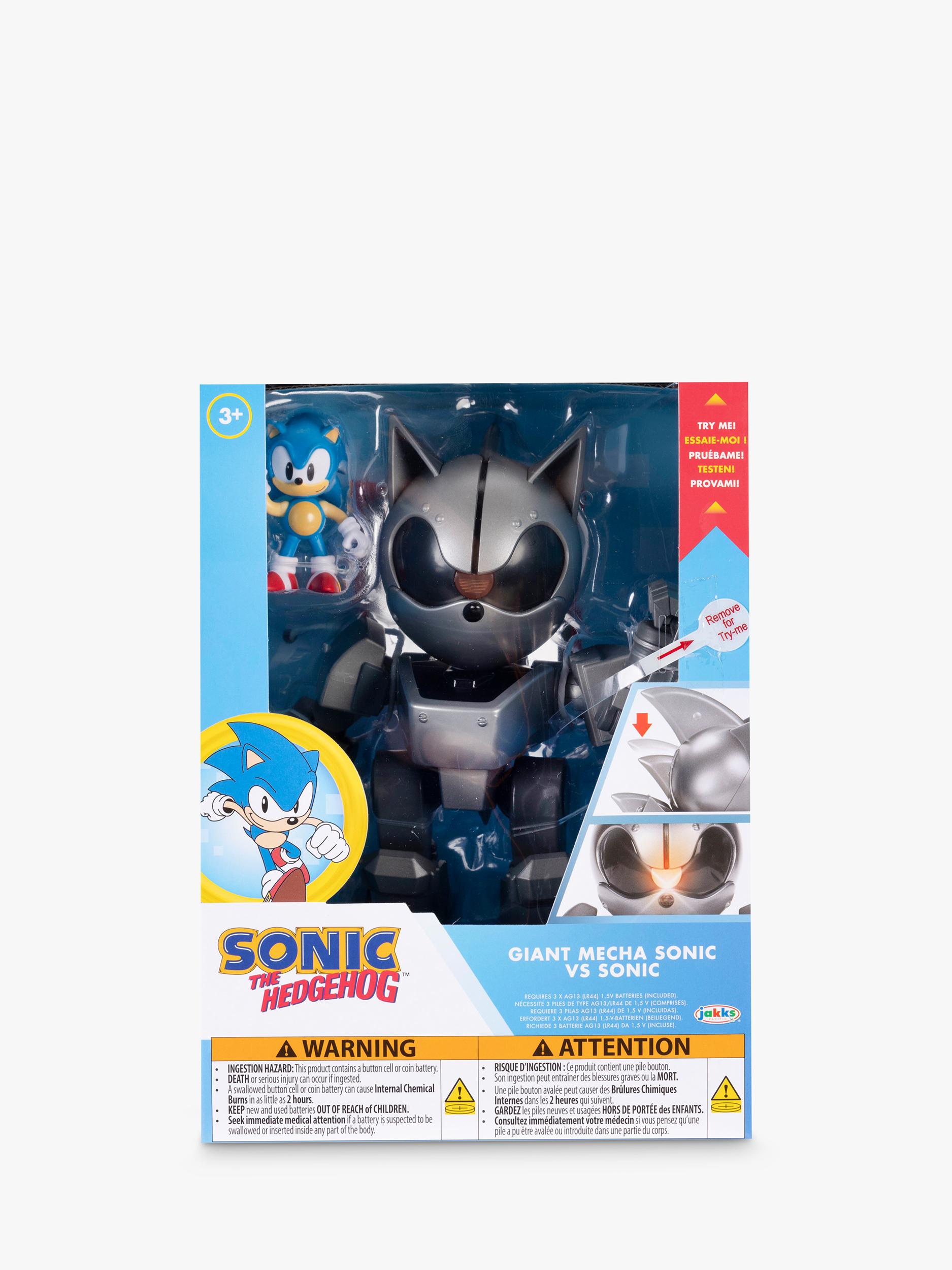 Sonic Mecha Sonic robot action figure playset 8-inch, imported from the UK