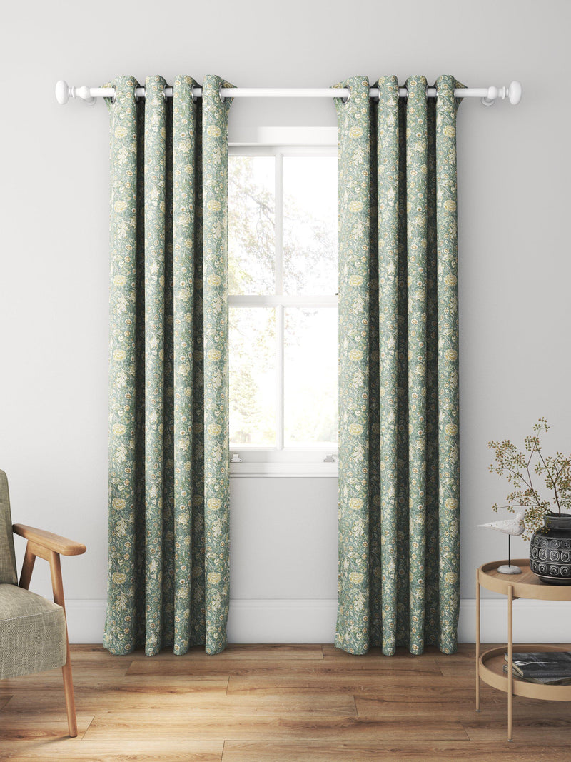 William Morris At Home Double Bough curtains and roman blind Bluebird (British brand)