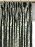 William Morris At Home Double Bough curtains and roman blind Bluebird (British brand)