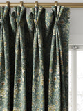 William Morris At Home Double Bough curtains and roman blind Bluebird (British brand)