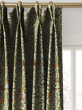 William Morris At Home Fruit curtains in Lichen, UK version