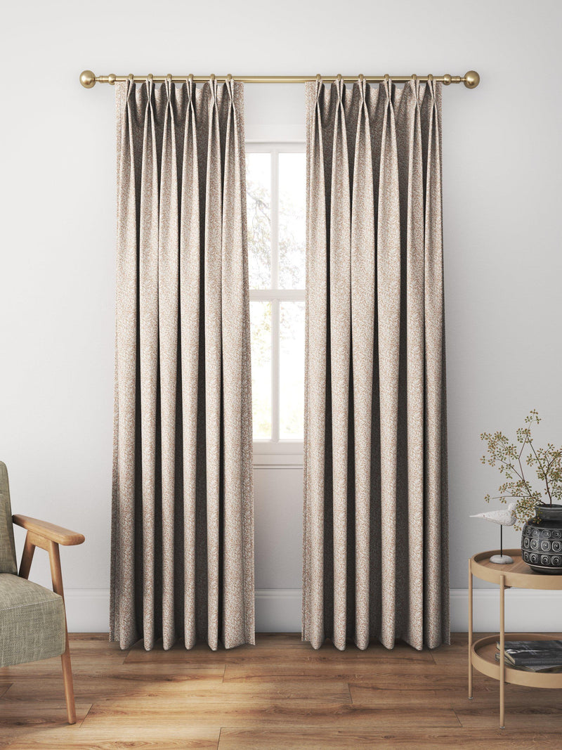 William Morris At Home made to measure Willow Bough brick curtains - British product