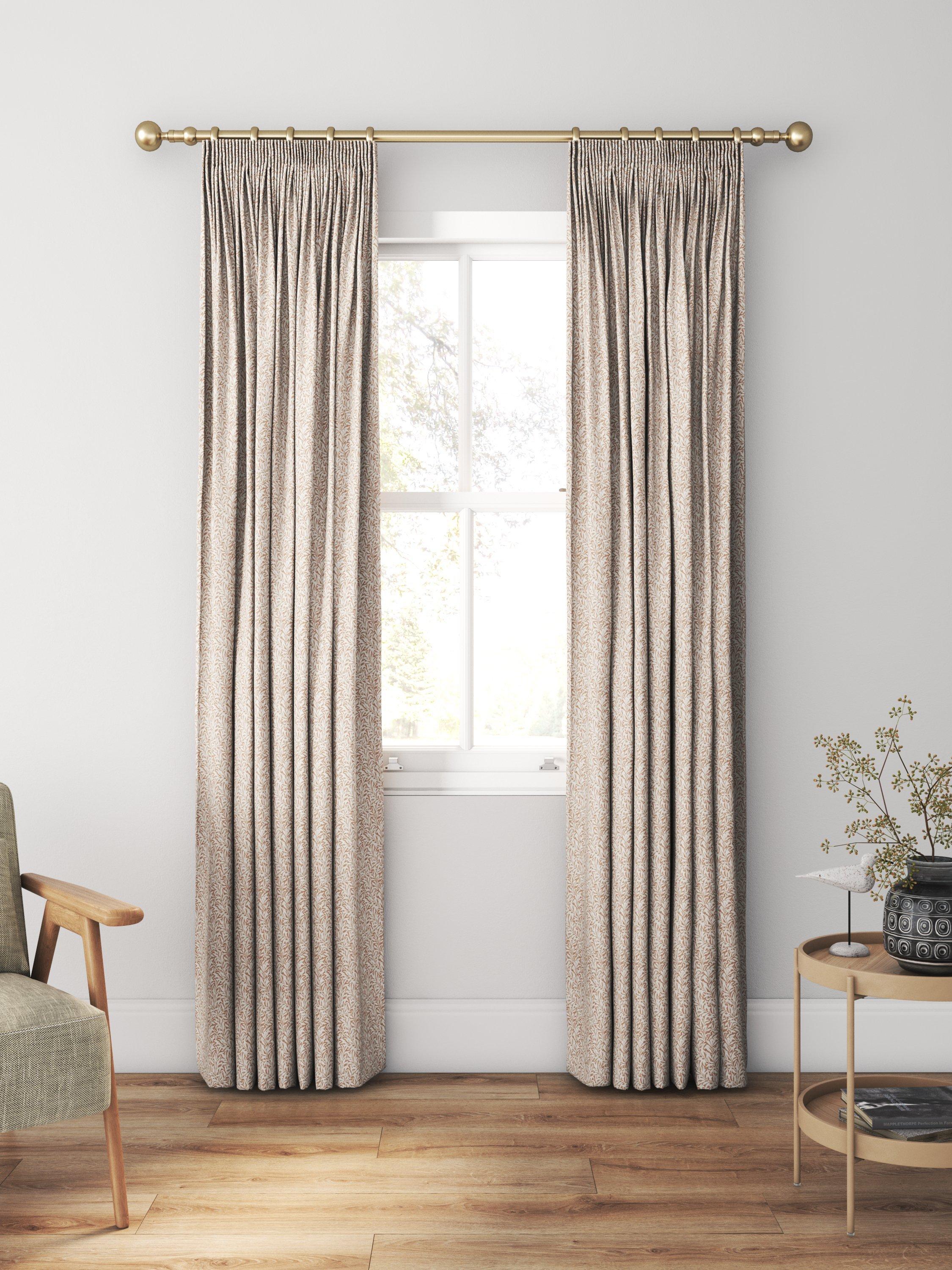William Morris At Home made to measure Willow Bough brick curtains - British product