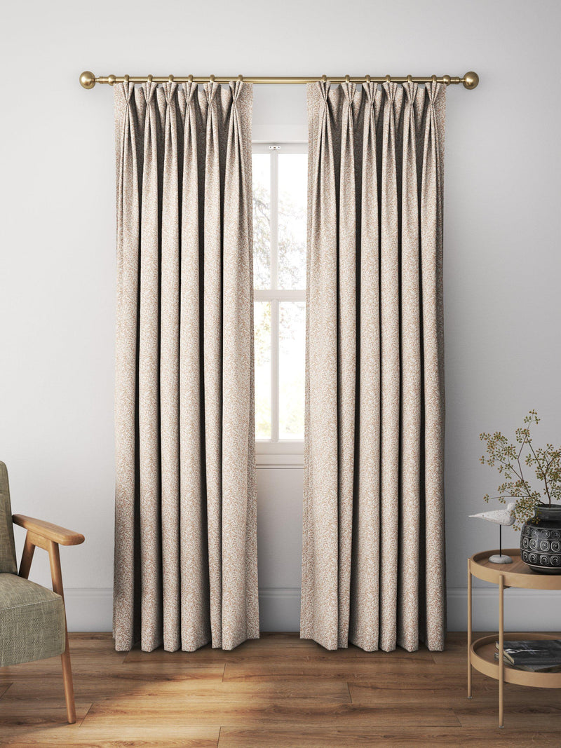 William Morris At Home made to measure Willow Bough brick curtains - British product