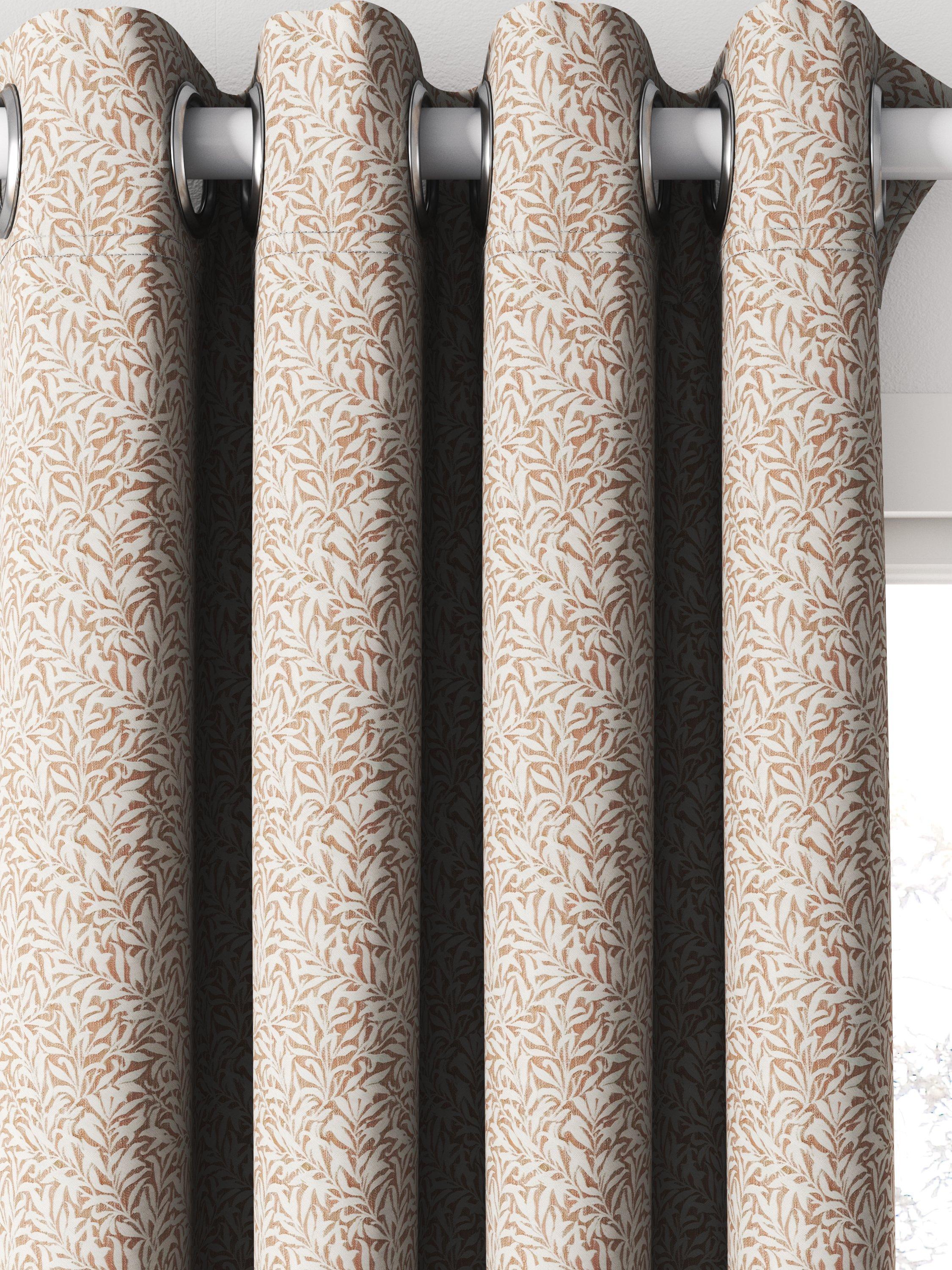 William Morris At Home made to measure Willow Bough brick curtains - British product