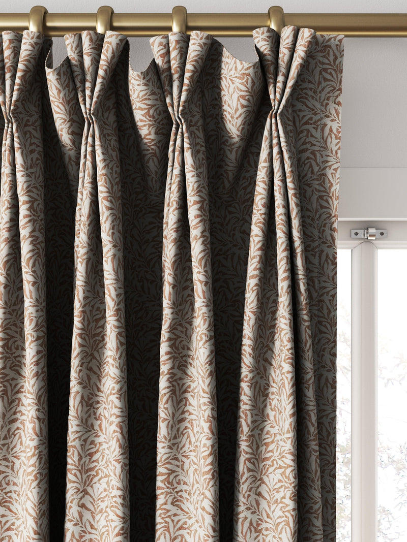 William Morris At Home made to measure Willow Bough brick curtains - British product