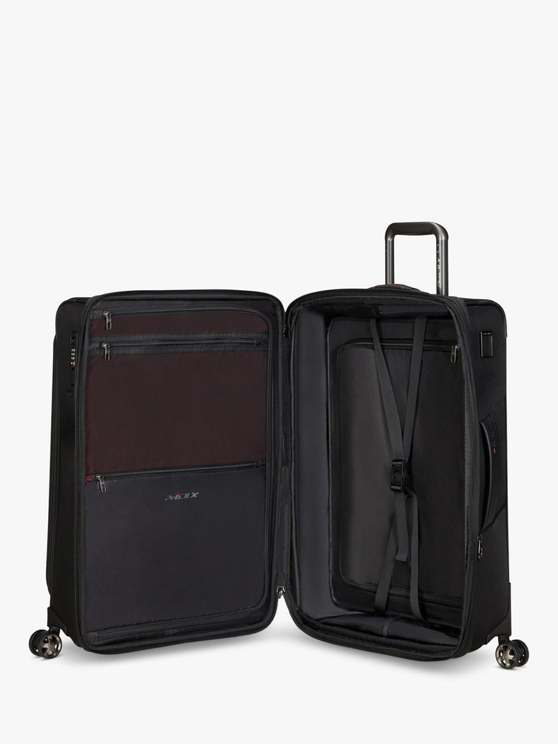 Samsonite Pro-DLX 6 medium suitcase black 67cm, imported from the UK