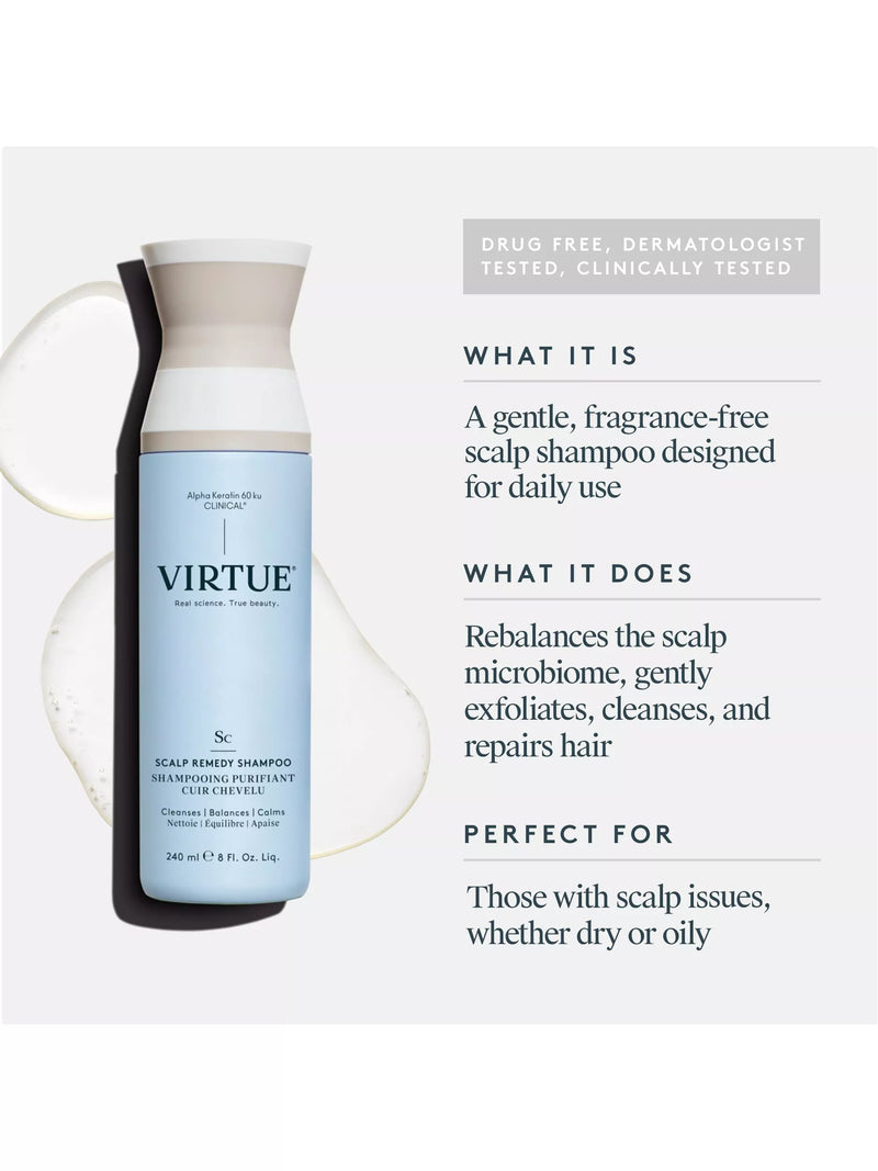 Virtue Scalp Remedy Shampoo 240ml - British product