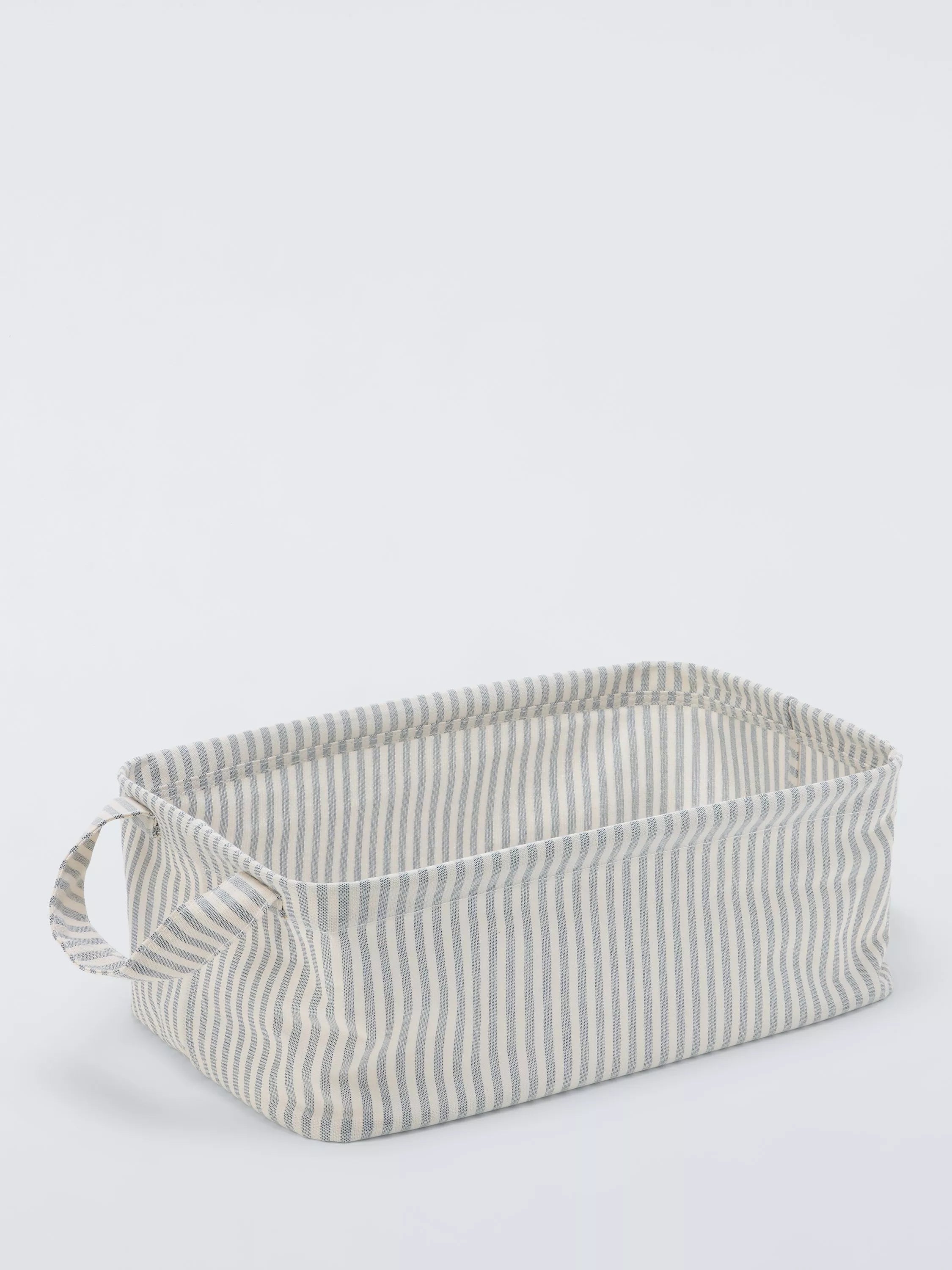 John Lewis stripe open storage box medium, imported from the UK