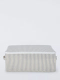 John Lewis stripe zipped storage bag medium (British brand)