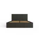 GFW Small Double Fabric Ottoman Bed in Grey, UK version