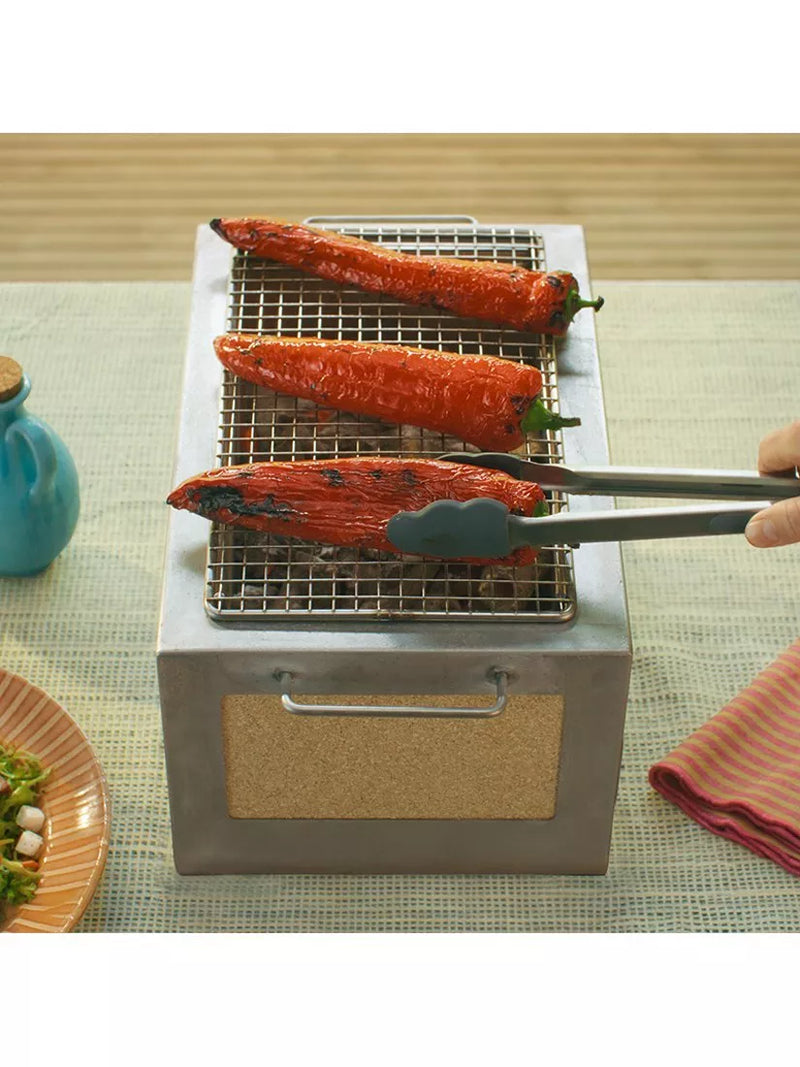 Kasai Konro Grill charcoal BBQ compact, imported from the UK