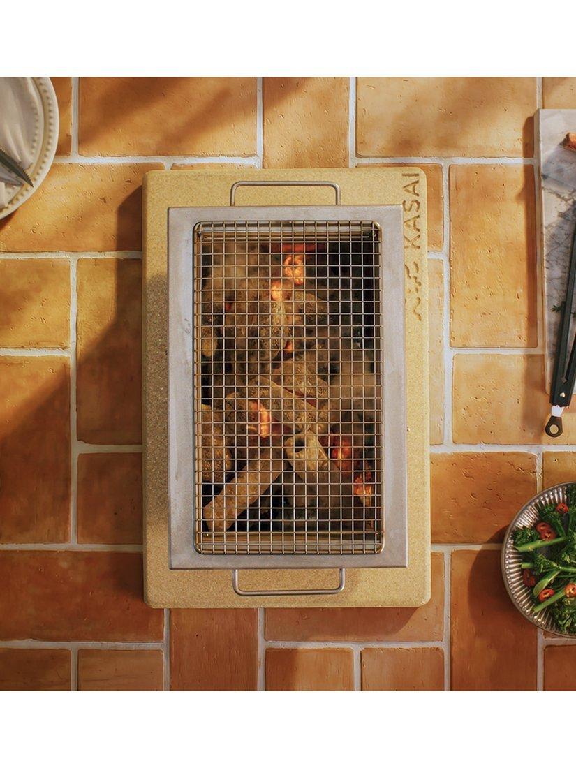 Kasai Konro Grill charcoal BBQ compact, imported from the UK