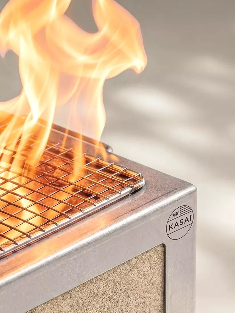 Kasai Konro Grill charcoal BBQ compact, imported from the UK