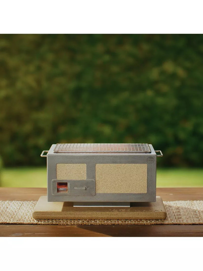 Kasai Konro Grill charcoal BBQ compact, imported from the UK