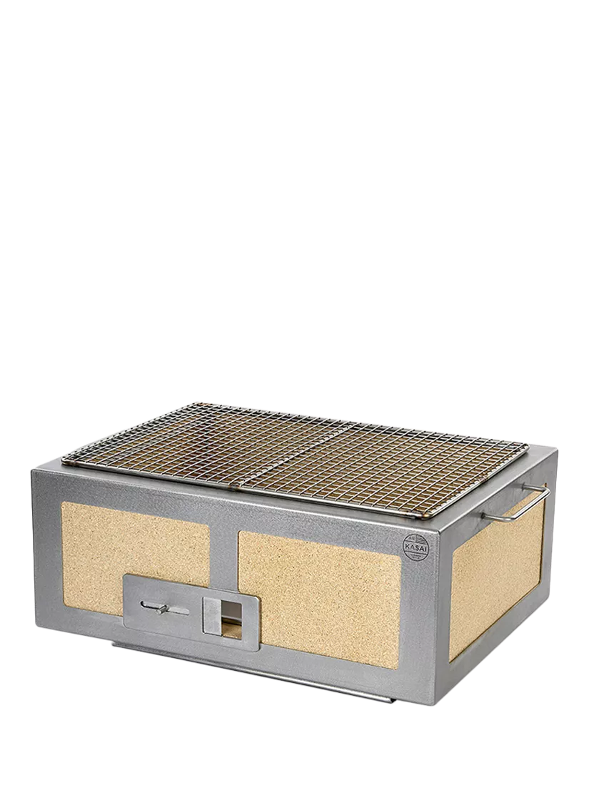 Kasai Konro Grill Medium tabletop charcoal BBQ, UK version