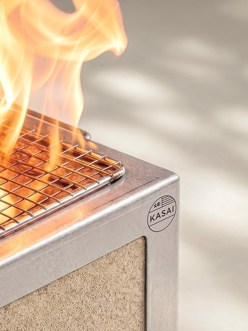 Kasai Konro Grill Medium tabletop charcoal BBQ, UK version