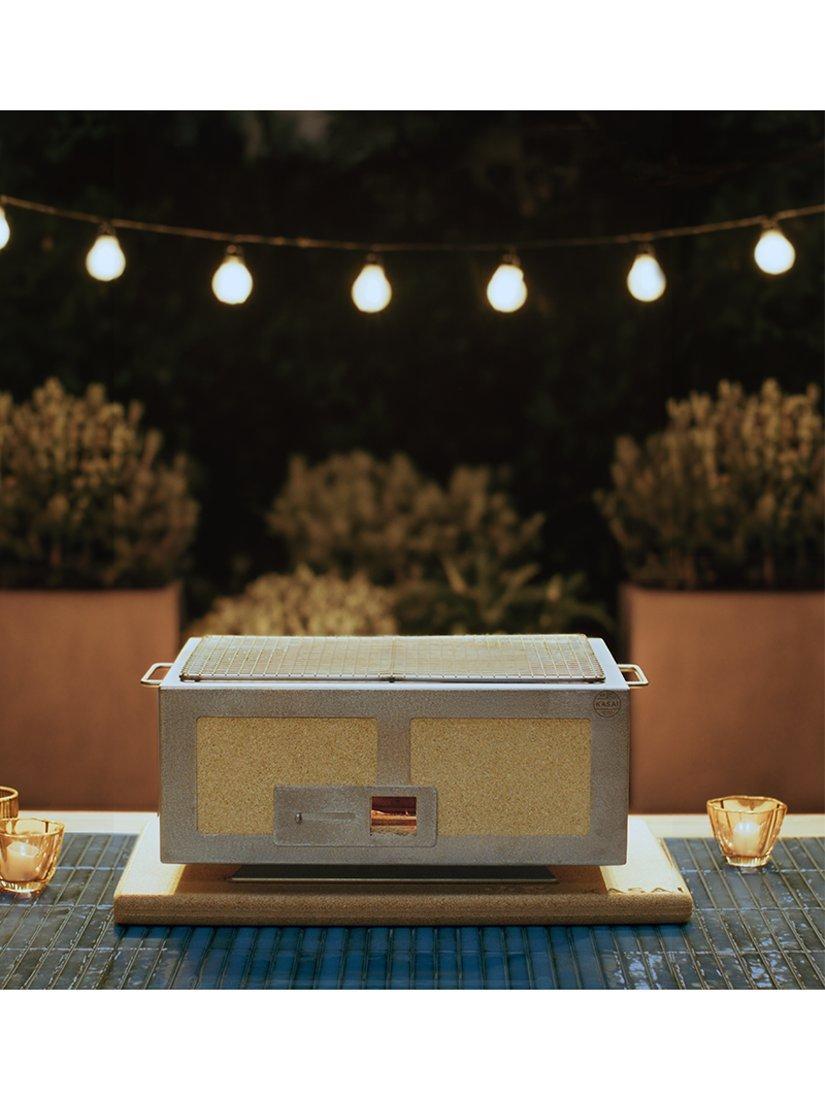 Kasai Konro Grill Medium tabletop charcoal BBQ, UK version