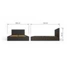 GFW kingsize grey ottoman bed, UK version