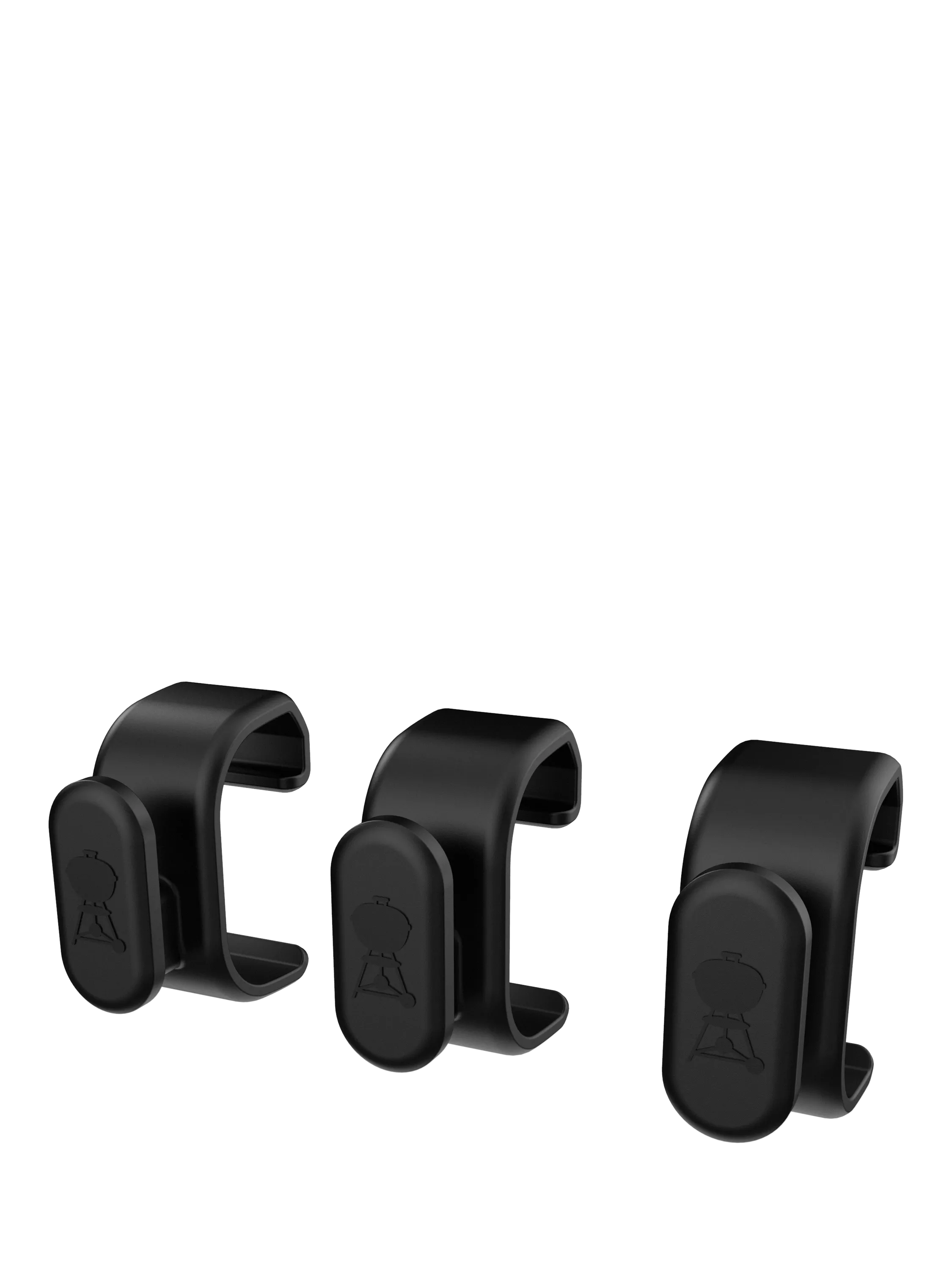 Weber BBQ tool hooks set of 3 black, UK version