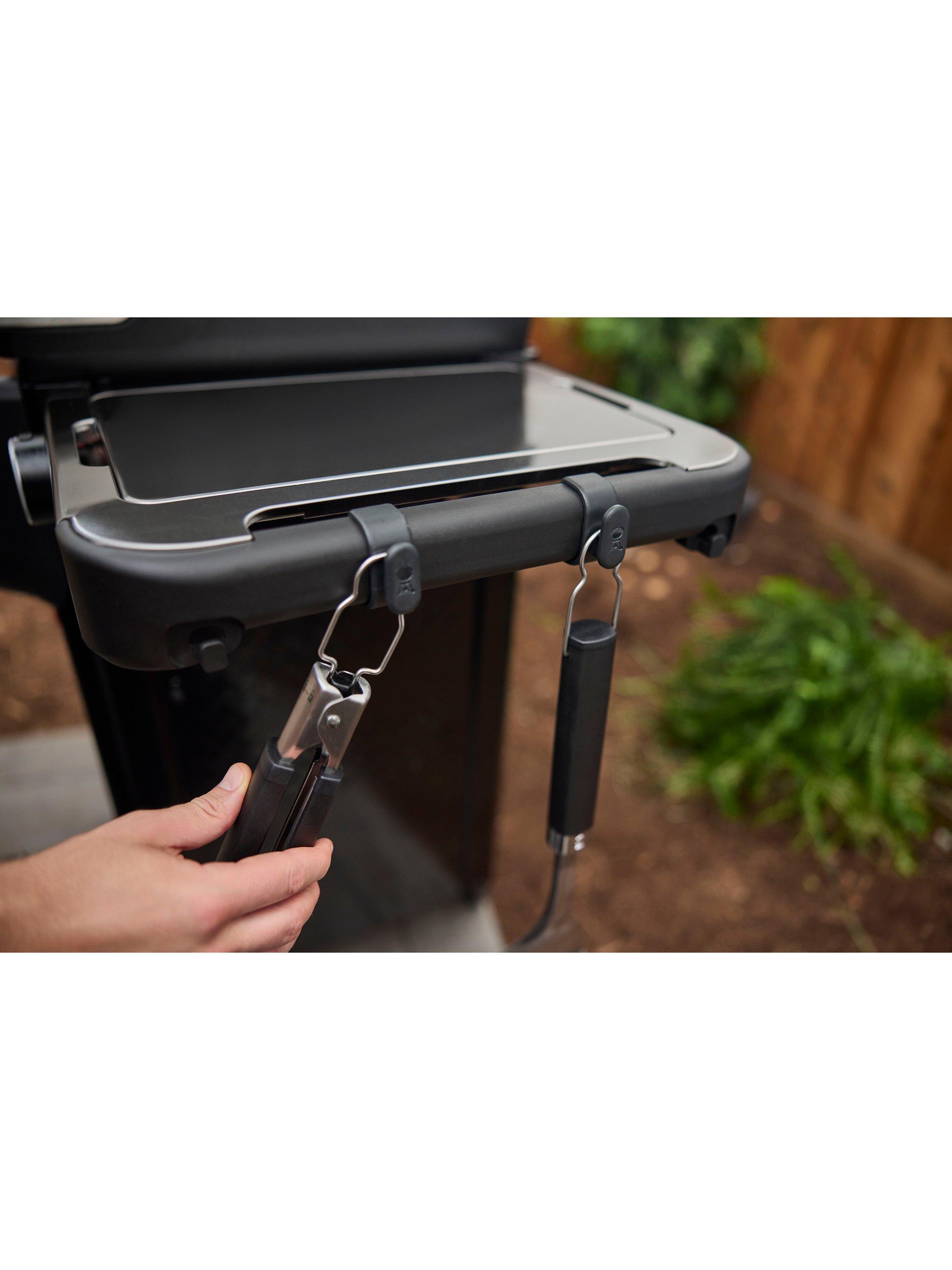 Weber BBQ tool hooks set of 3 black, UK version