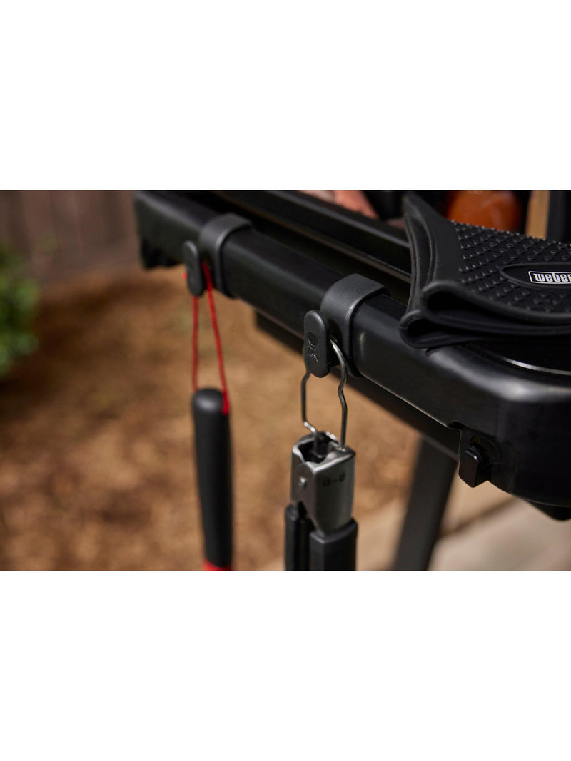 Weber BBQ tool hooks set of 3 black, UK version