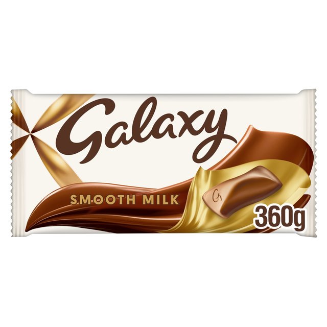 Galaxy Smooth Milk Chocolate Gift Large Sharing Block Bar    360g GOODS M&S   