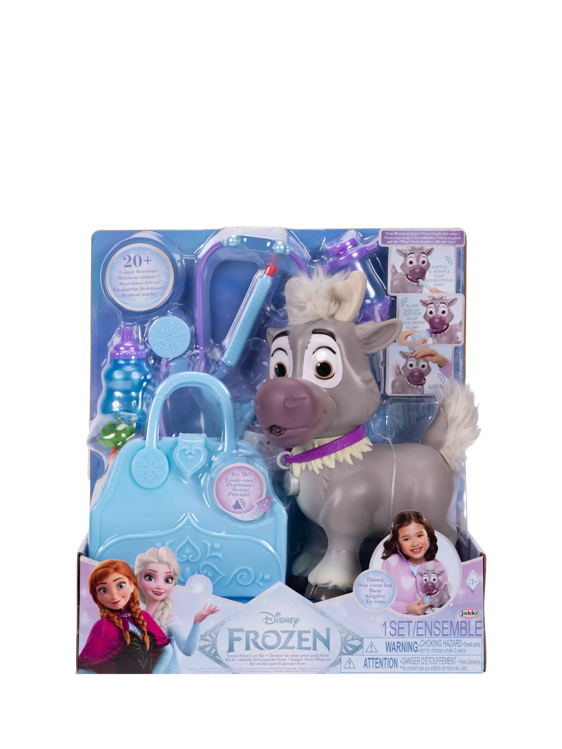 Disney Frozen Sven Care Kit interactive toy - British product