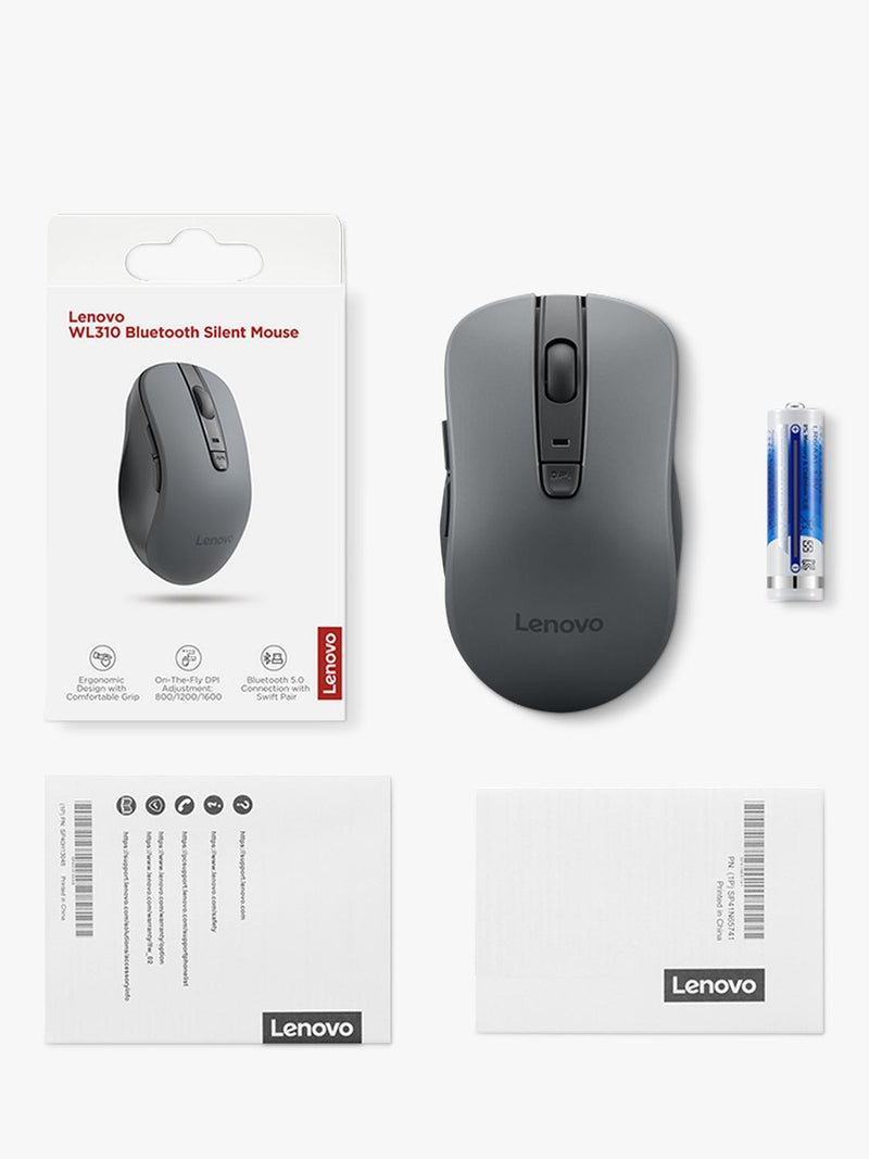 Lenovo Bluetooth Silent Mouse Black, imported from the UK