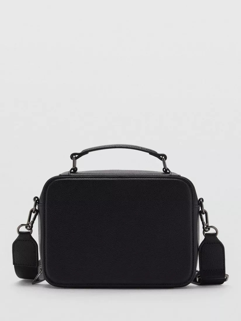 Mango cross body bag rigid 16cm height - British product