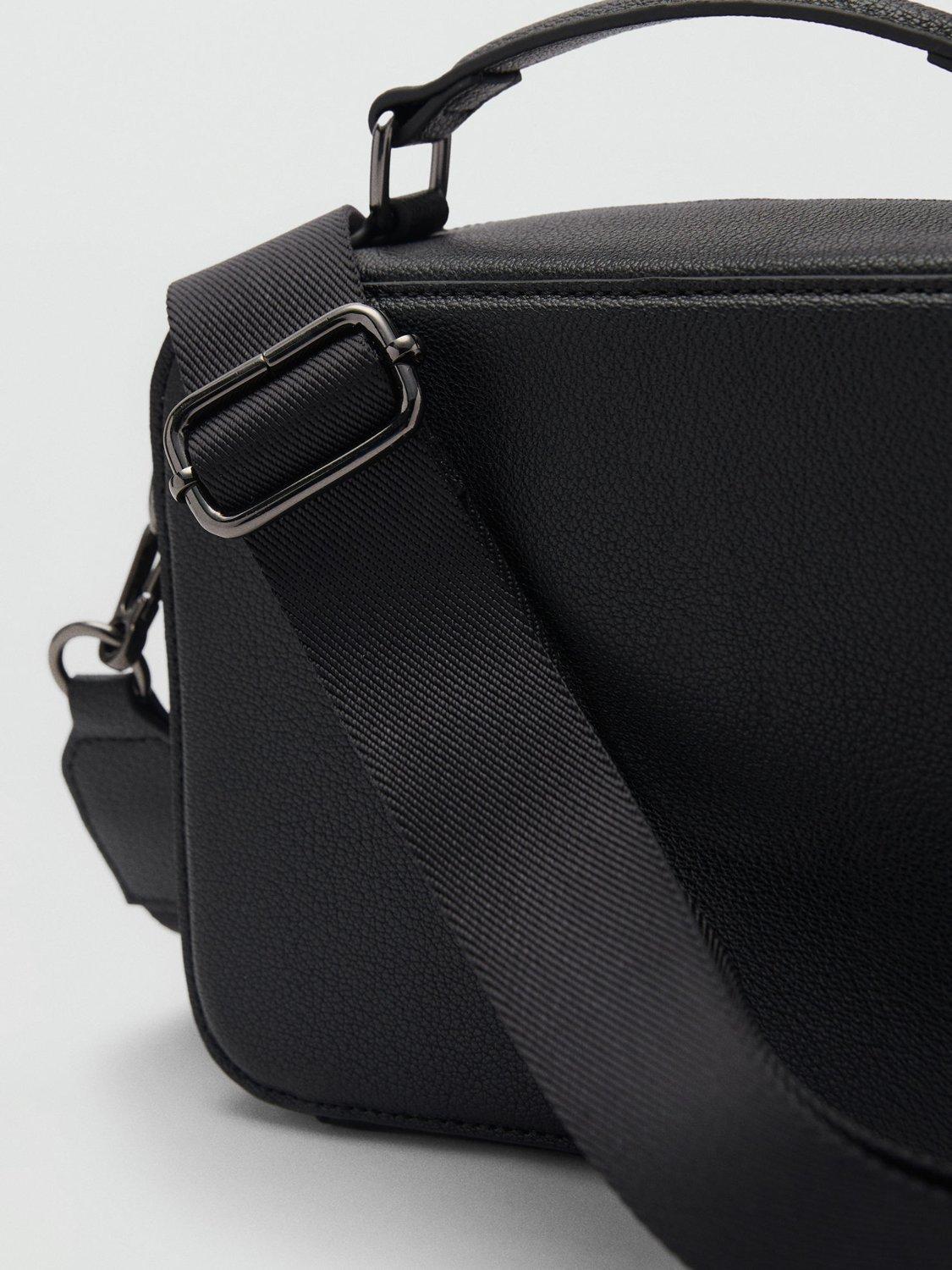 Mango cross body bag rigid 16cm height - British product
