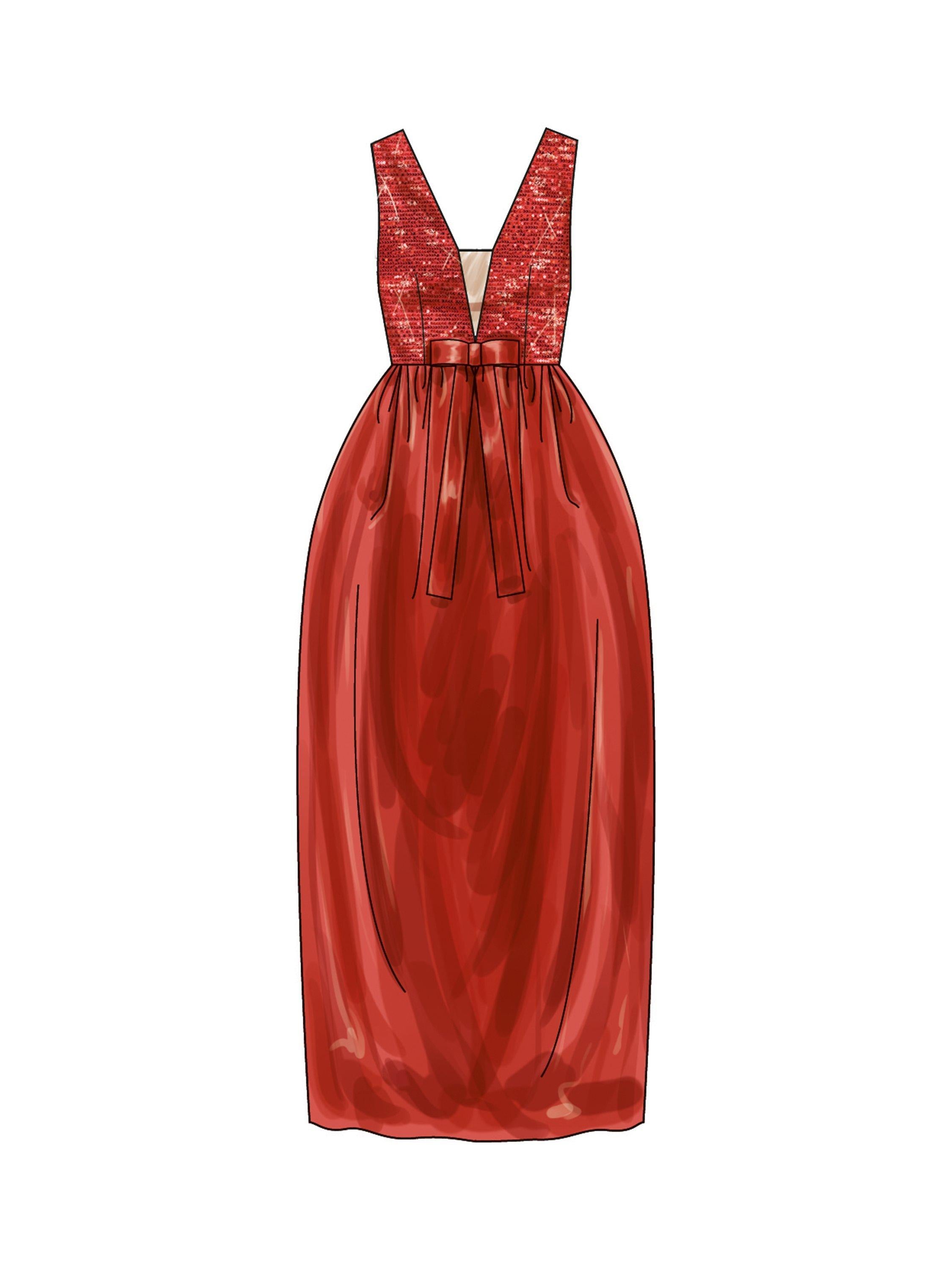 Simplicity sewing pattern Misses' Special Occasion Gown S3066, imported from the UK
