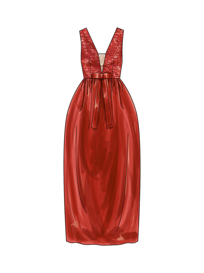 Simplicity sewing pattern Misses' Special Occasion Gown S3066, imported from the UK