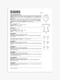 Simplicity sewing pattern padded bib and nappy cover S3093 (British brand)