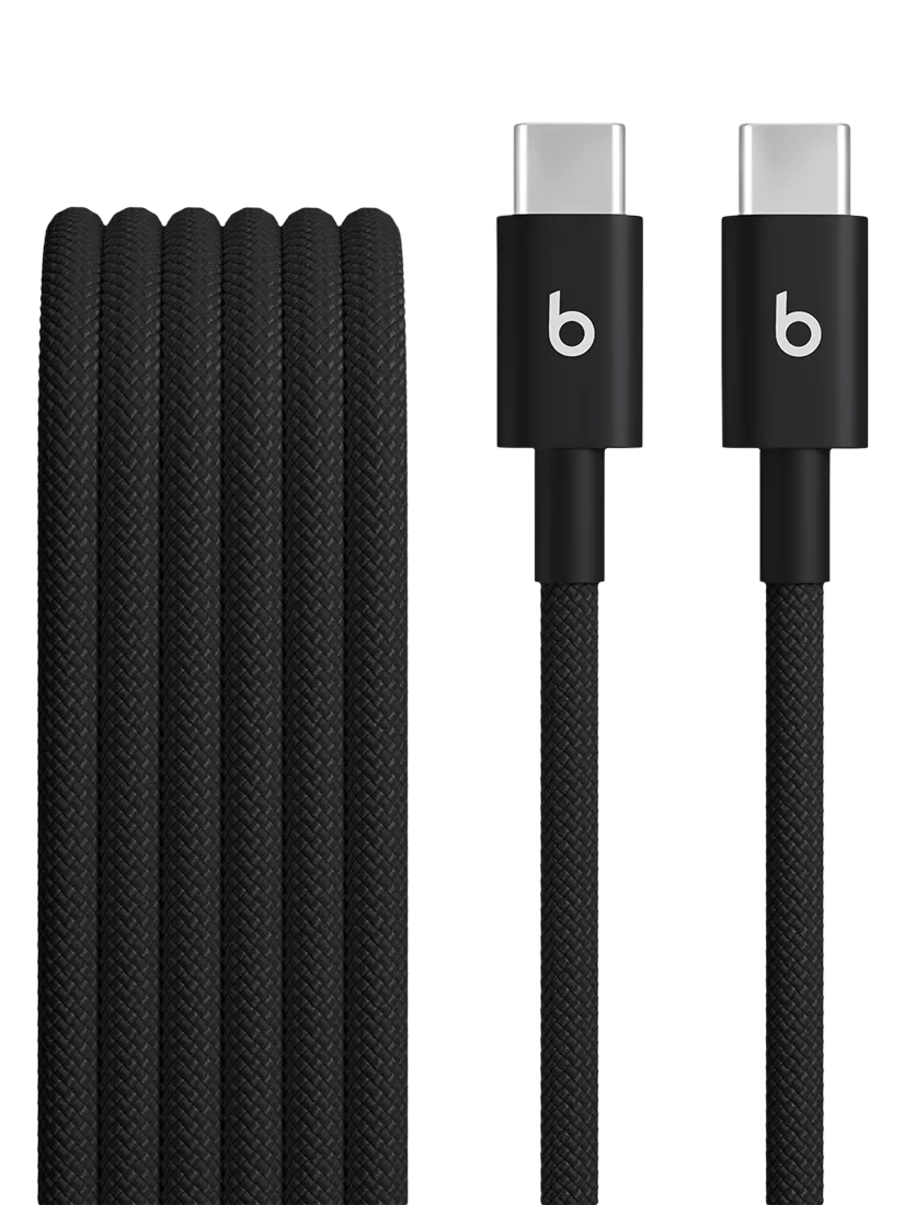 Beats USB-C woven cable pack of 2 bolt black 1.5m, imported from the UK