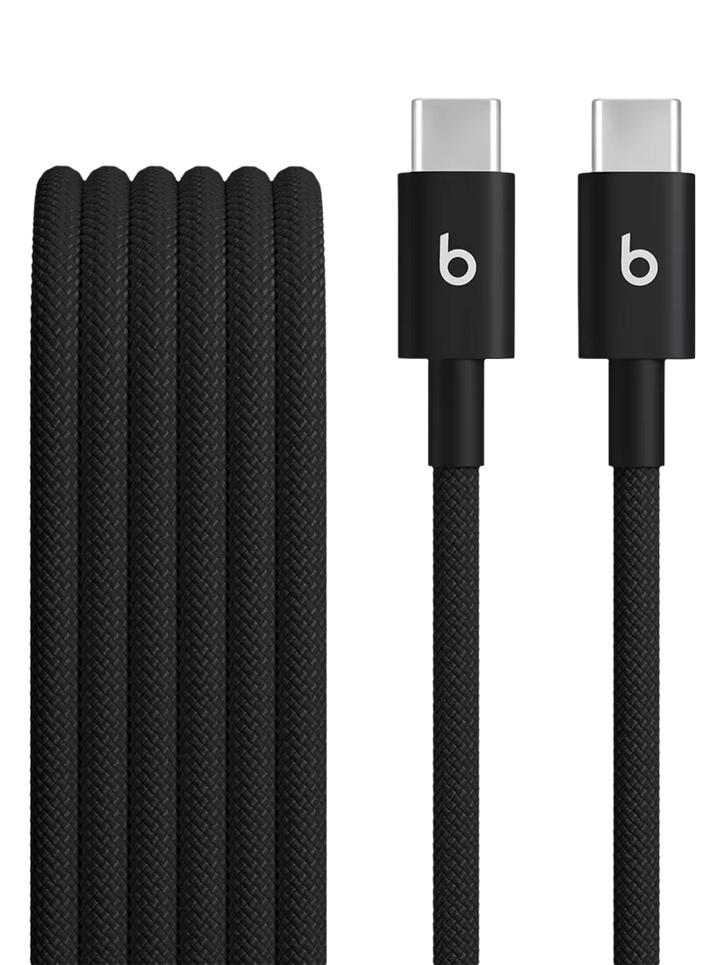 Beats USB-C woven cable pack of 2 bolt black 1.5m, imported from the UK