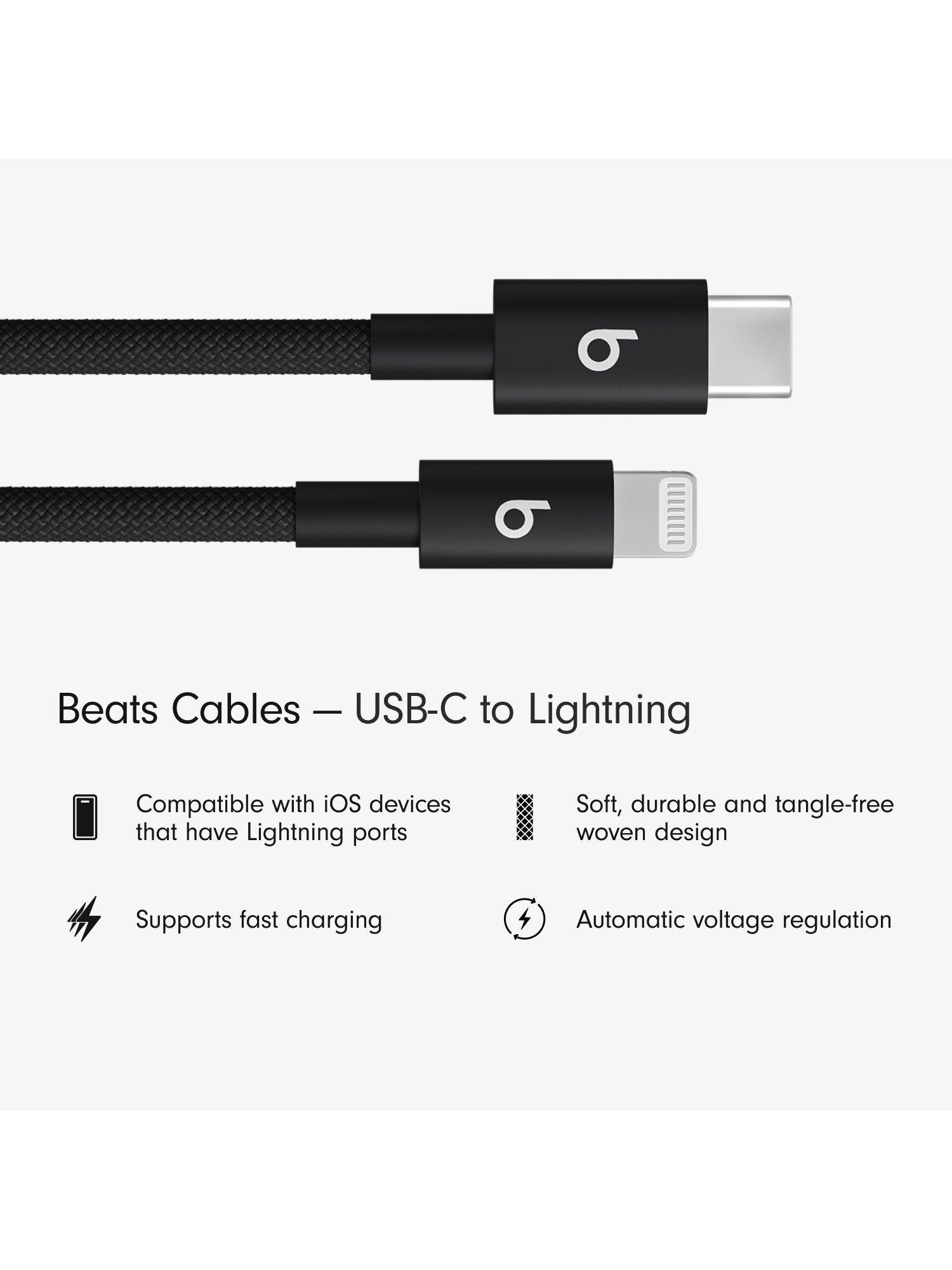 Beats woven charging cable 1.5m, imported from the UK