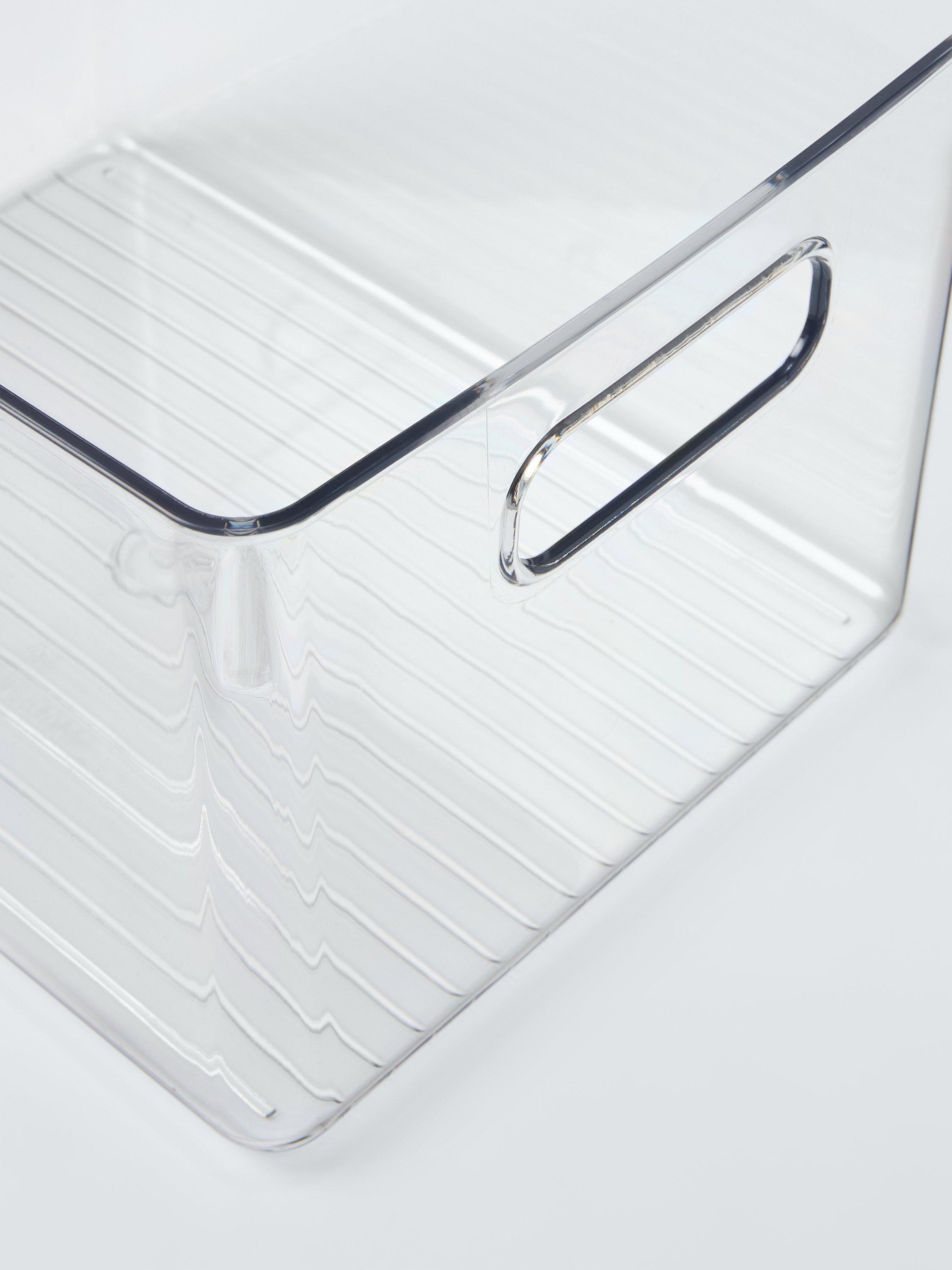 John Lewis clear plastic storage box medium, UK version