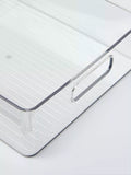 John Lewis clear plastic long storage box with handles, UK version