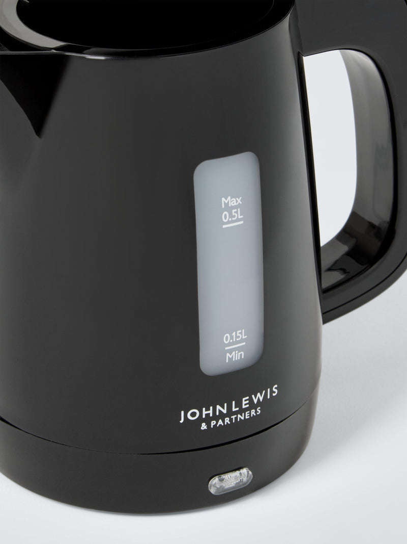 John Lewis travel kettle black 0.5L - British product