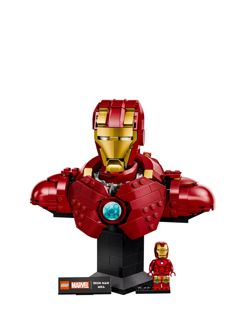 LEGO Iron Man MK4 bust 436 pieces, imported from the UK