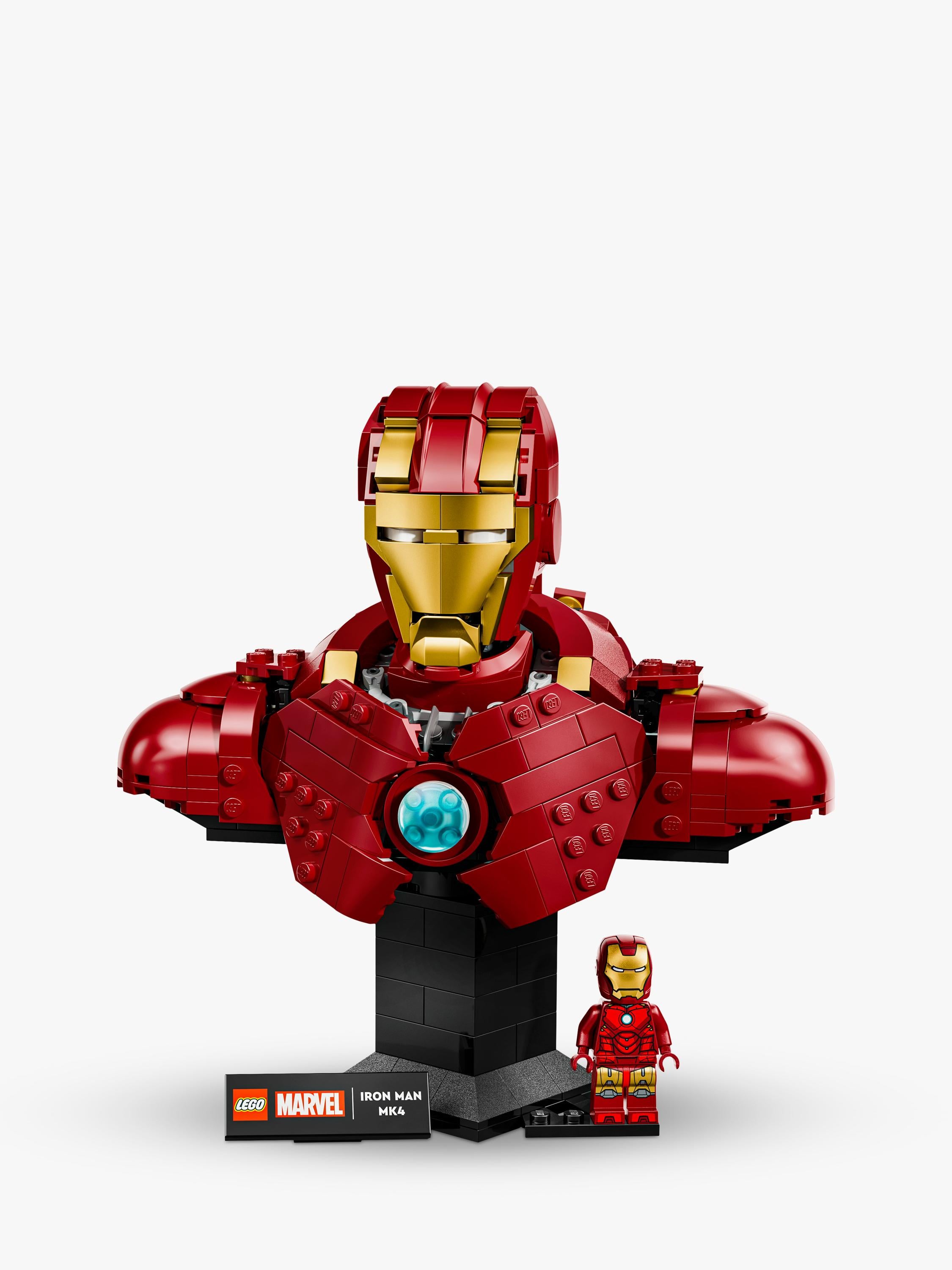 LEGO Iron Man MK4 bust 436 pieces, imported from the UK