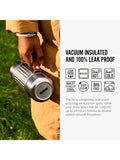 black+blum vacuum insulated flask with two cups 1L (British brand)