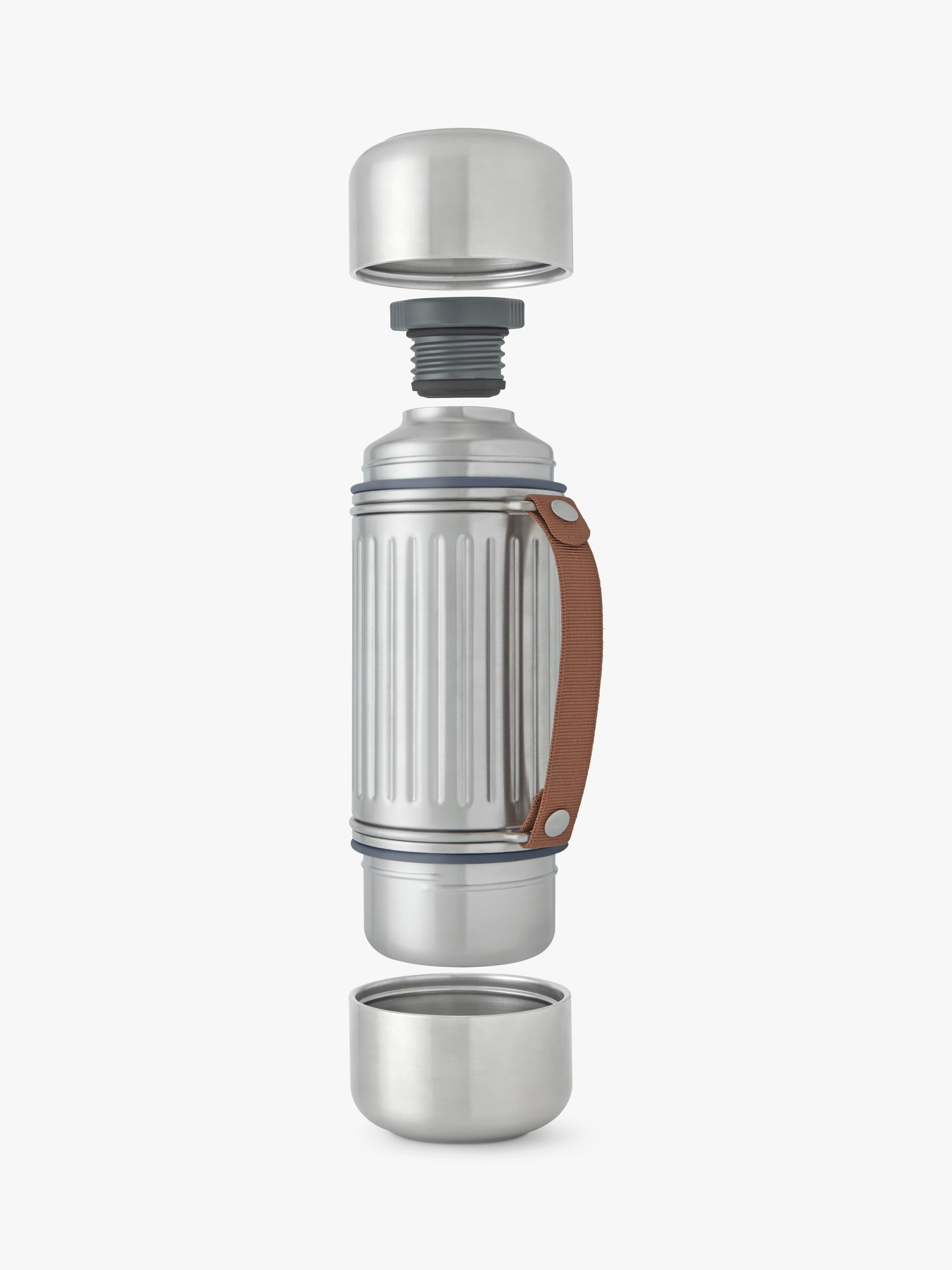 black+blum vacuum insulated flask with two cups 1L (British brand)