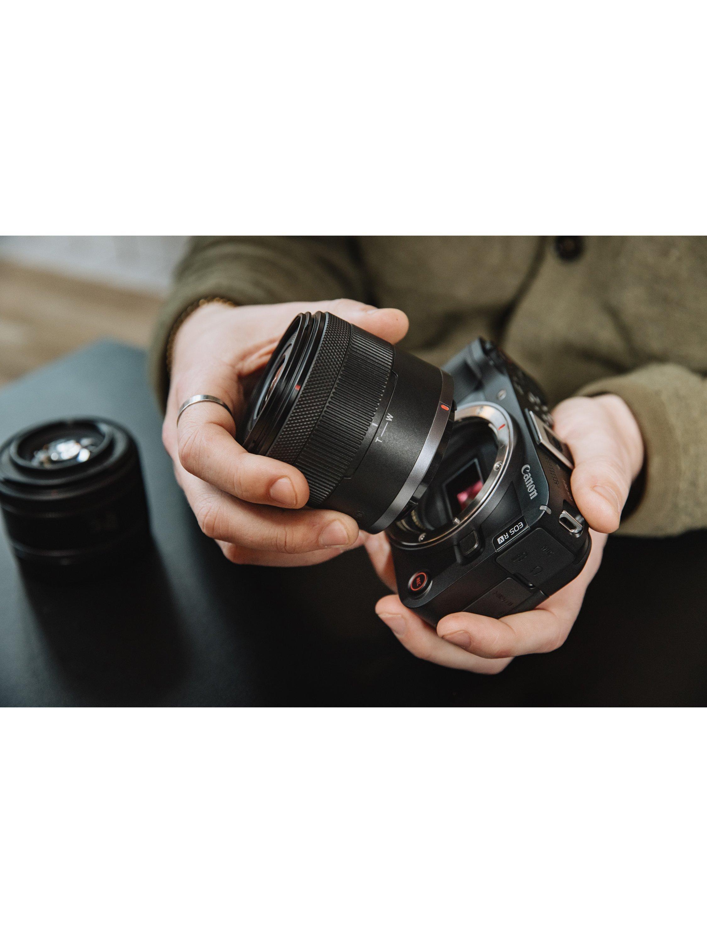 Canon EOS R50 V camera with 14-30mm lens - British product