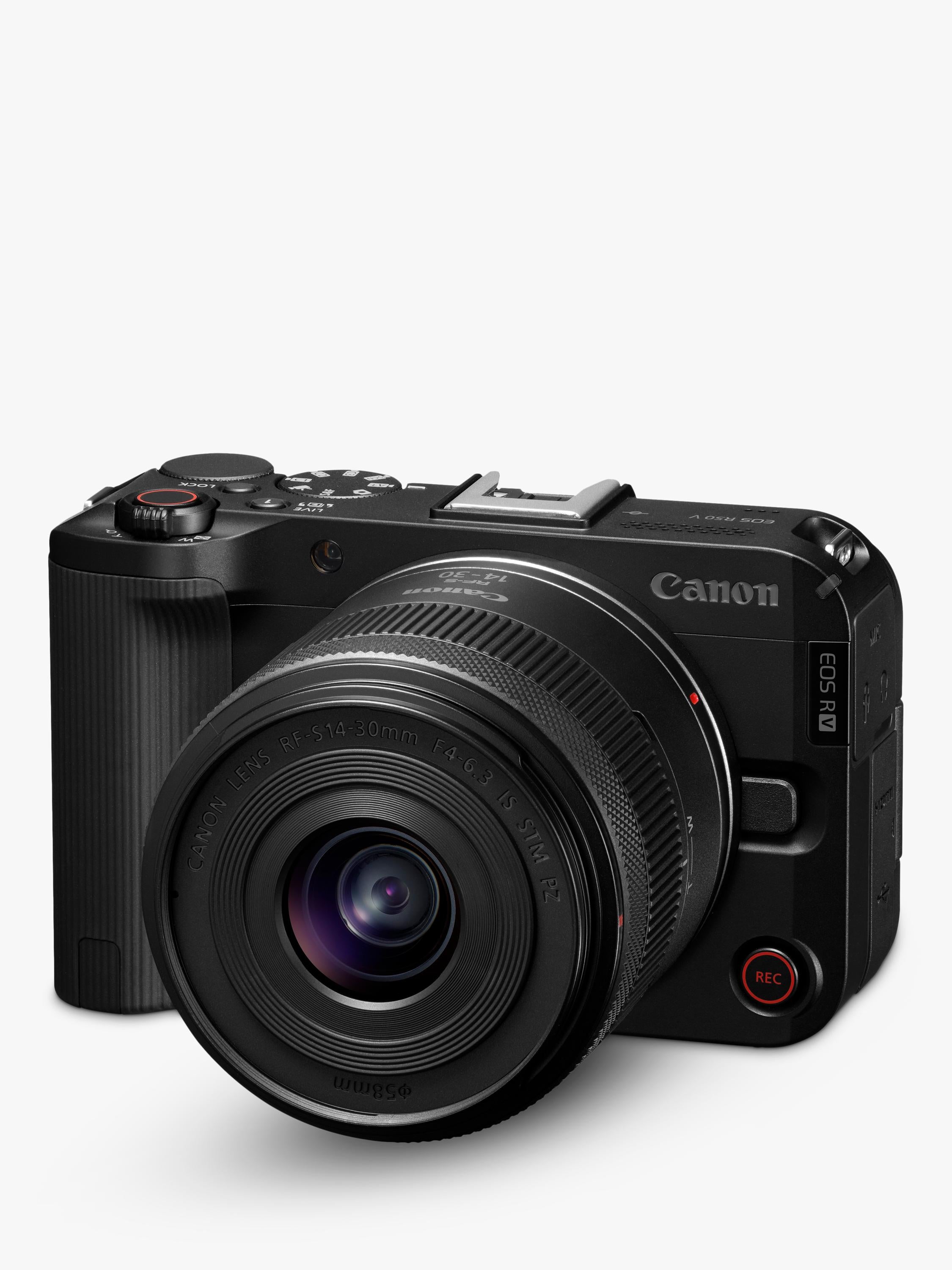 Canon EOS R50 V camera with 14-30mm lens - British product